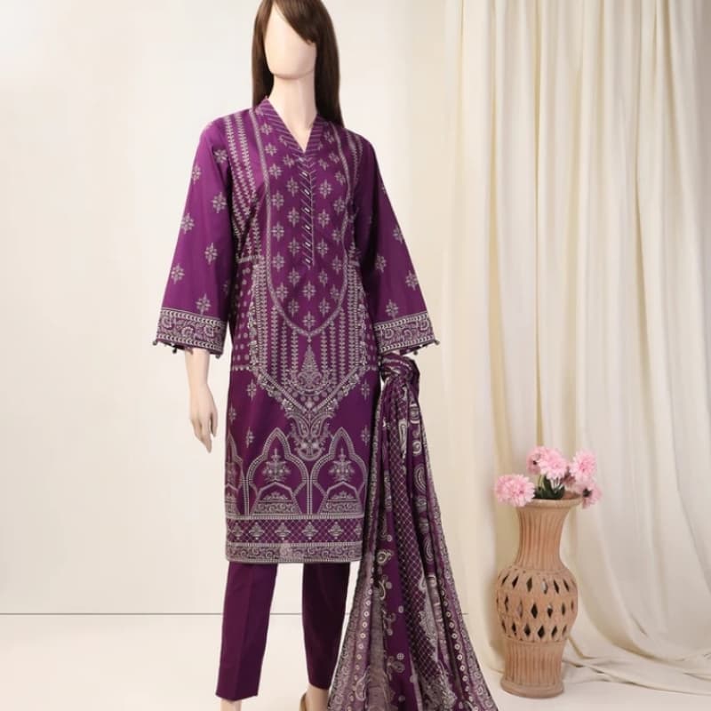 Printed lawn 3pc