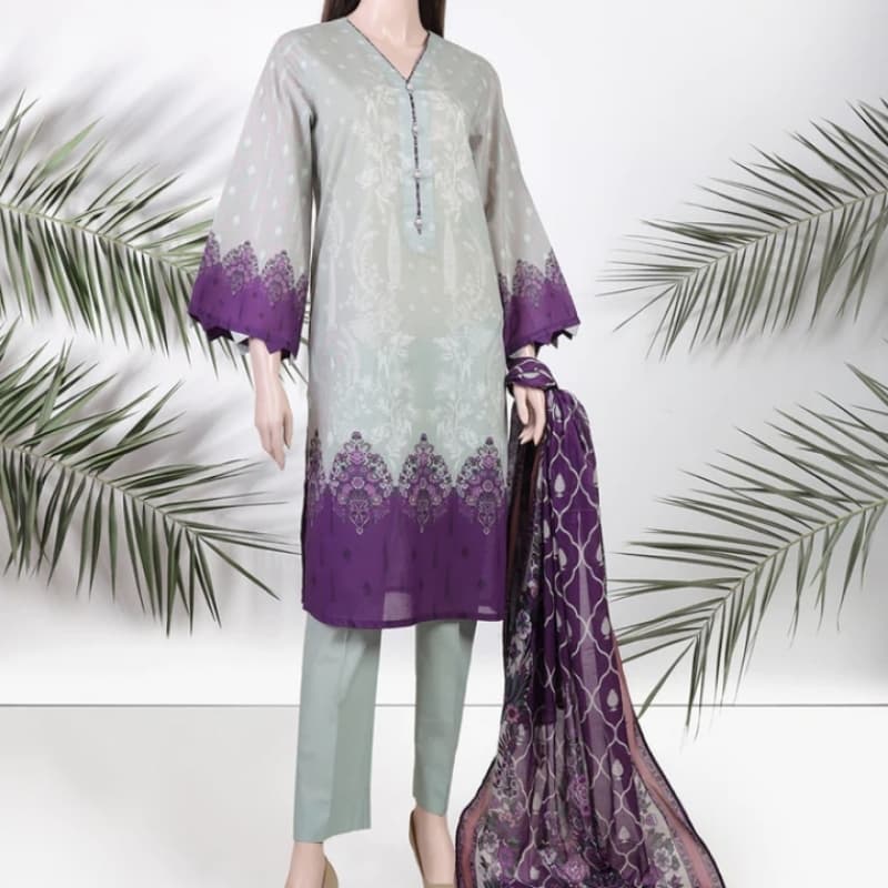 Printed lawn 3 pc